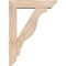 Ekena Millwork Funston Slat Smooth Bracket w/ Offset Brace, Douglas Fir, 5 1/2"W x 22"D x 30"H BKT0604X22X30FST06SDF - alternate 2